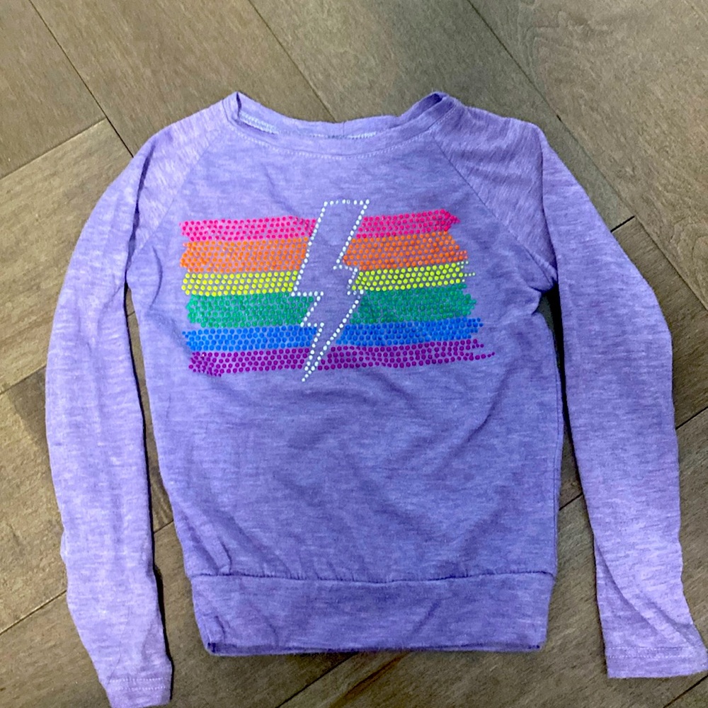 Toddler purple soft heathered shirt